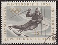 Austria - 1963 - Deportes - 1 S - Multicolor - Austria, Ski - Scott 711 - Sports Biathlon Ski with Rifle - 0